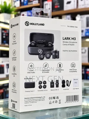 Hollyland Lark M3 Wireless Microphone – Combo 4TX + 2RX