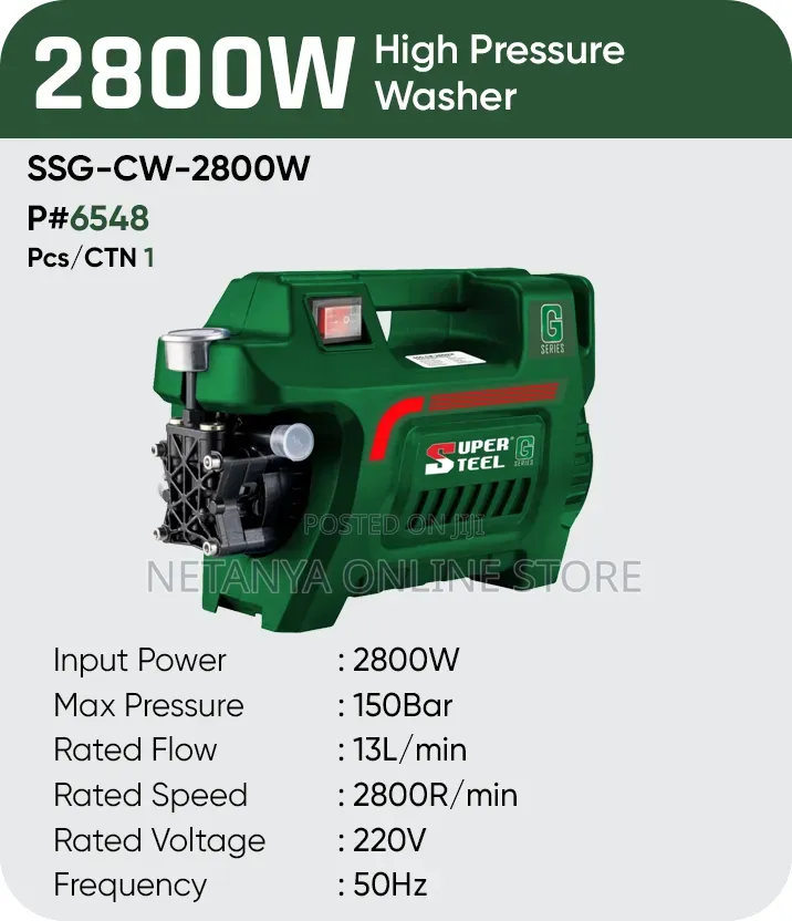 Portable Electric High Pressure Washer