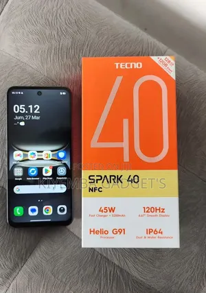 New Tecno Spark 40 256 GB Black