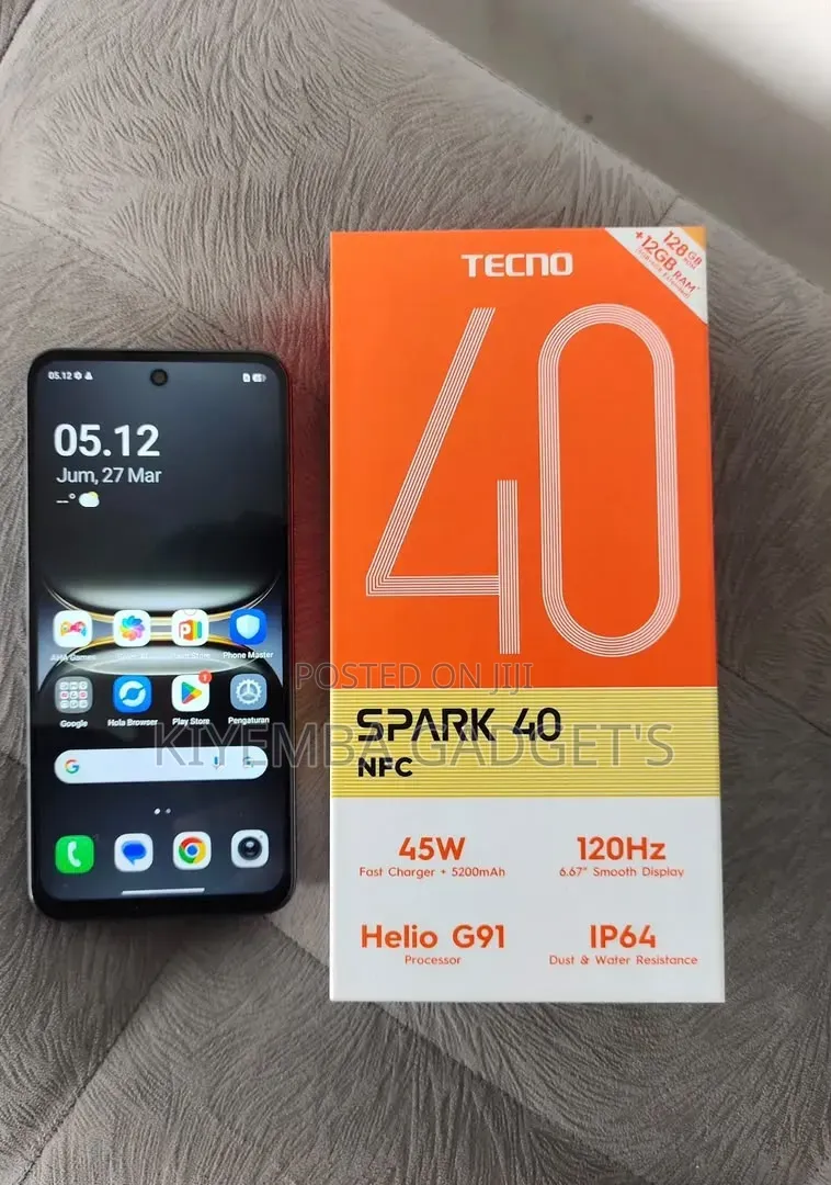 New Tecno Spark 40 256 GB Black
