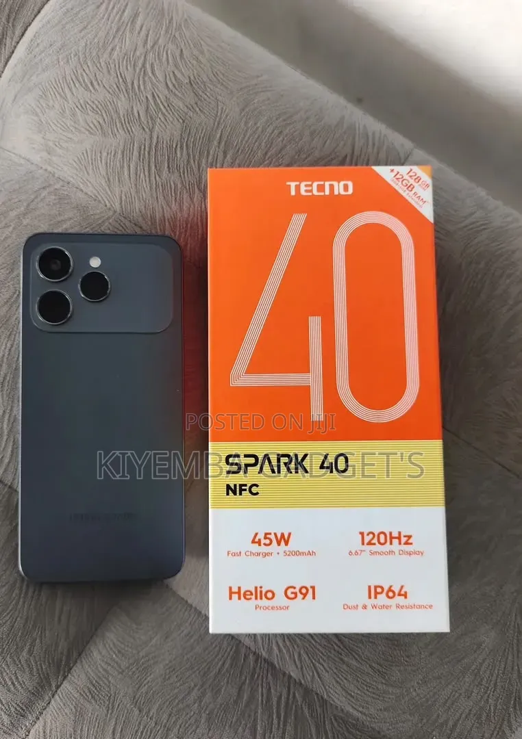 New Tecno Spark 40 256 GB Black