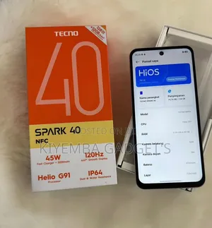 New Tecno Spark 40 256 GB White