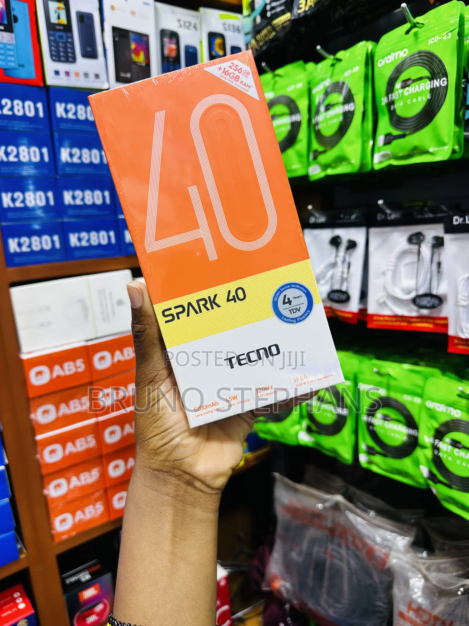 New Tecno Spark 40 256 GB Black