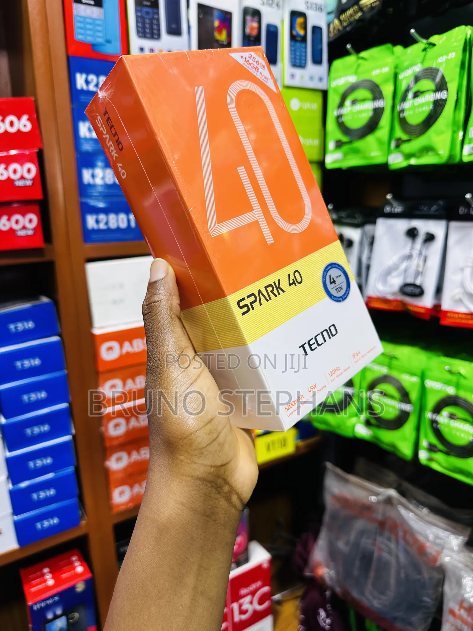 New Tecno Spark 40 256 GB Black