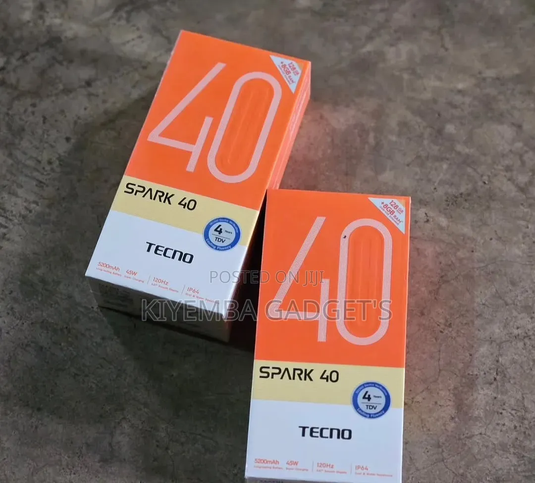 New Tecno Spark 40 256 GB Black