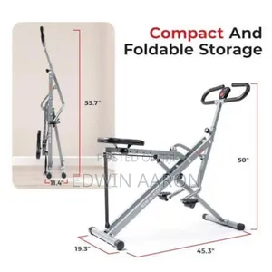 Sunny Health Fitness Upright Row-N-Ride Squat Assist Trainer