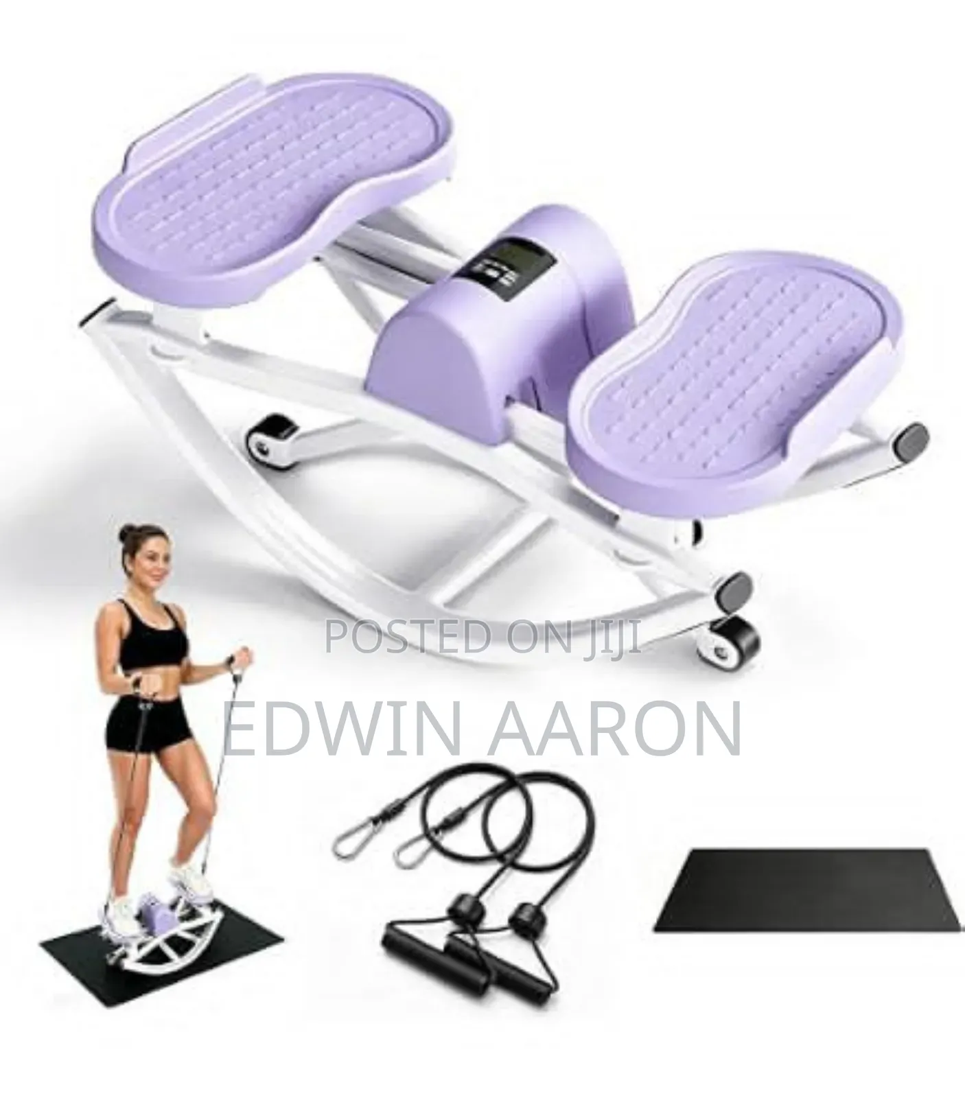 U Shaped Side to Side Stepper Exercise Machine