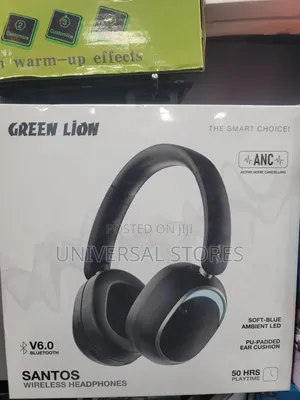 Green Lion Santos Wireless Headphones With
ANC Typically