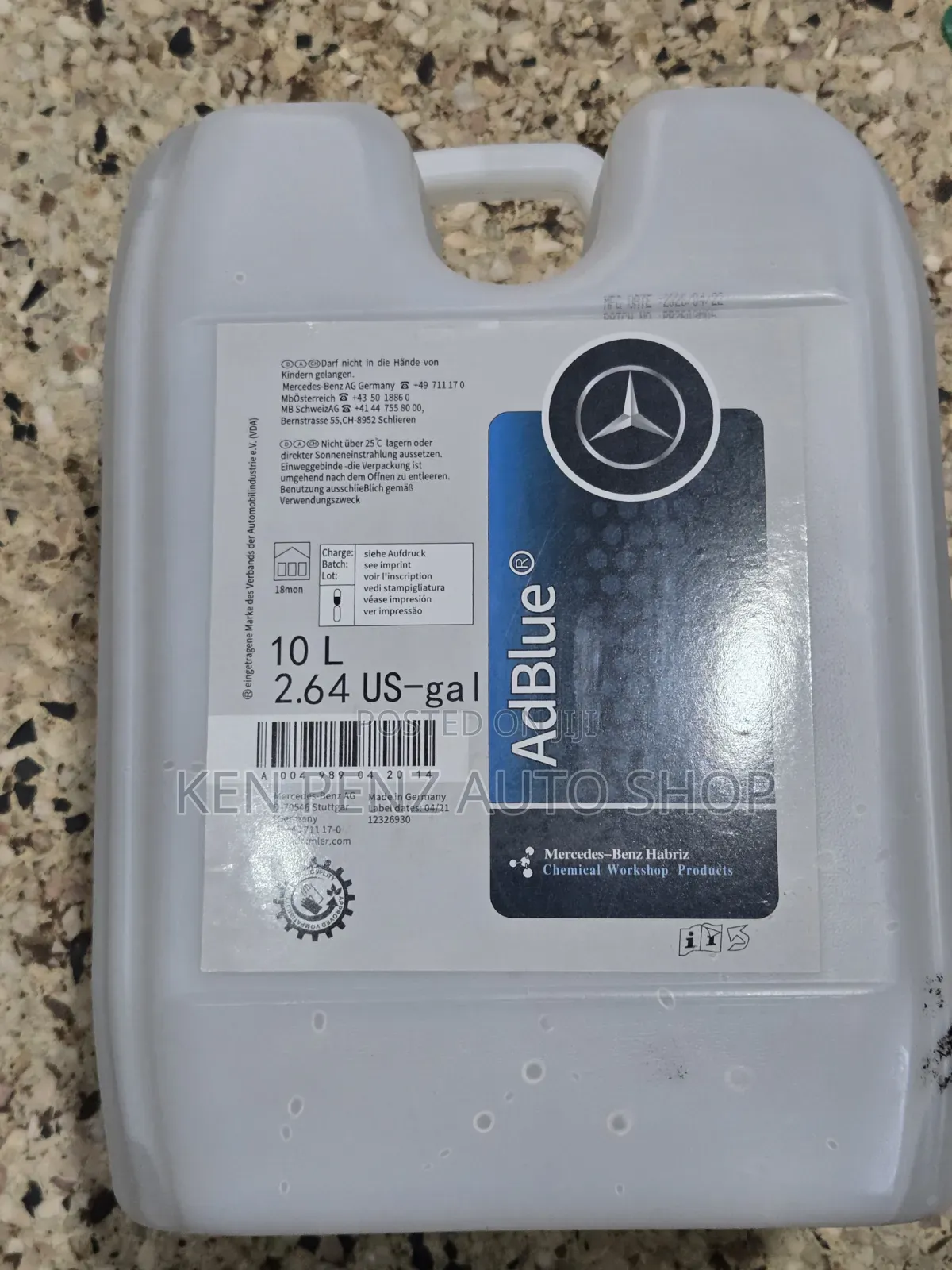Mercedes Benz Adblue