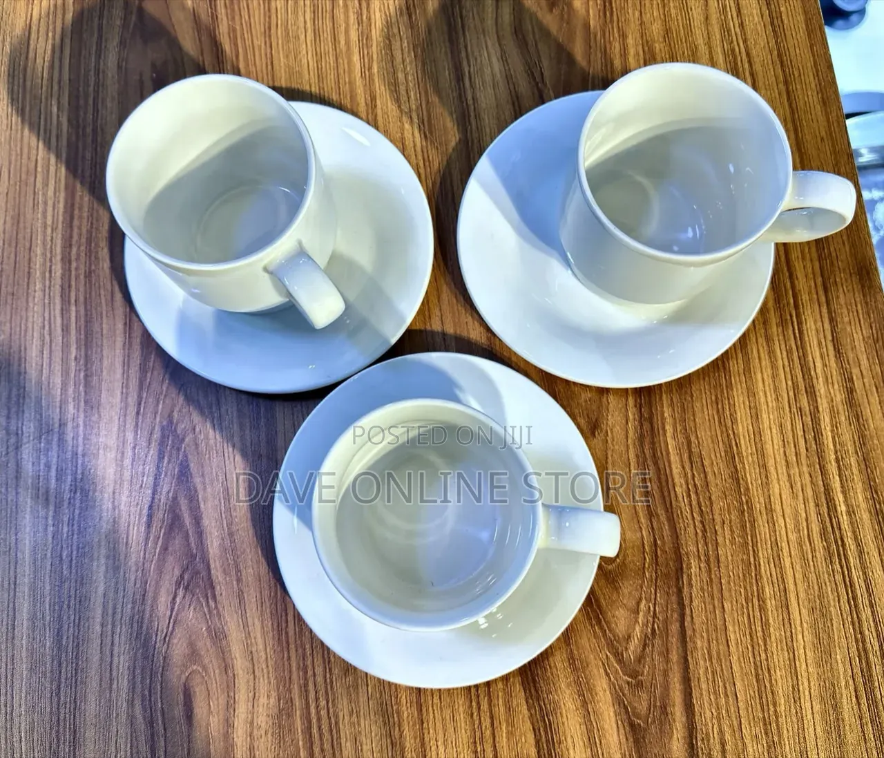 Off White Cup and Saucer DZN