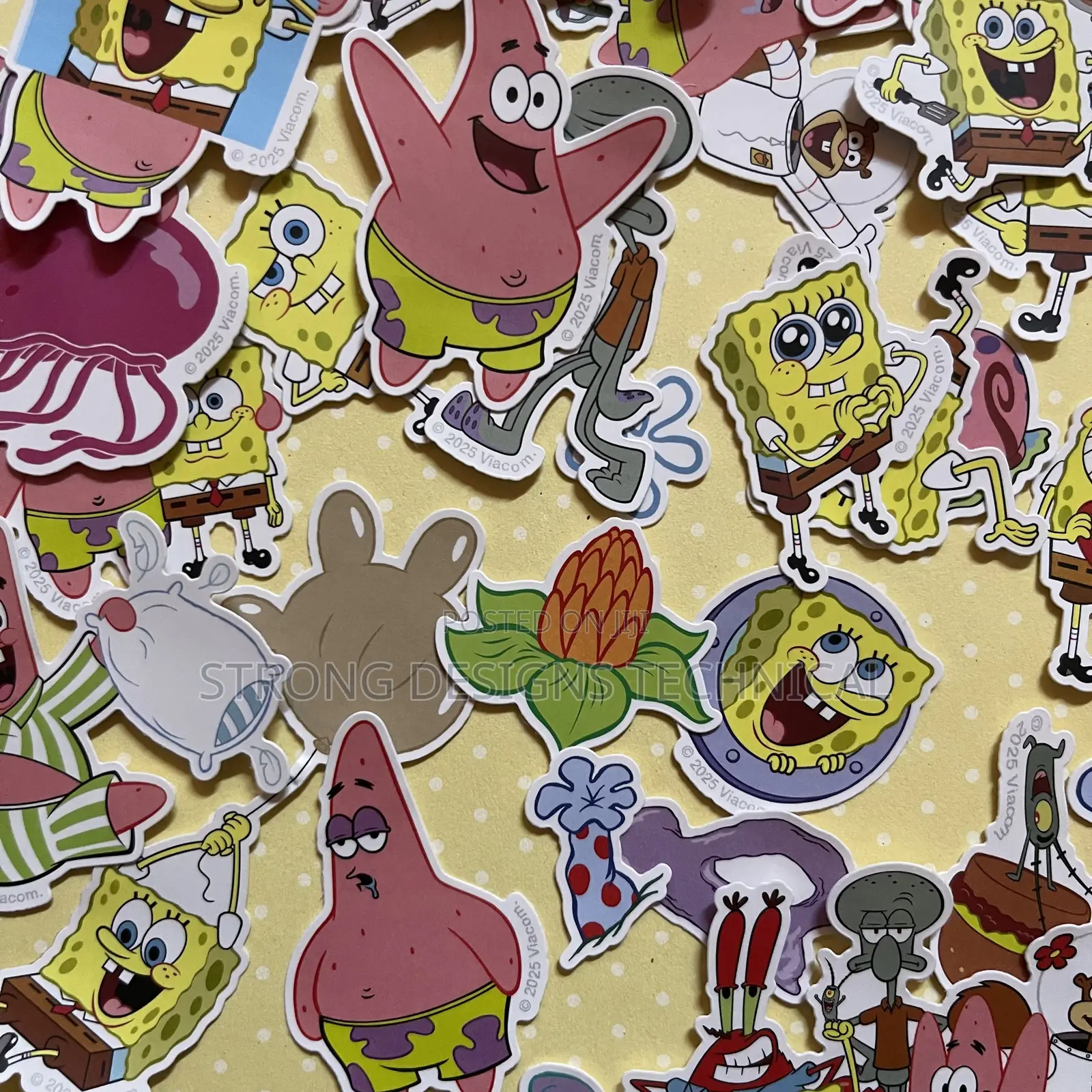 SpongeBob Laptop Stickers
