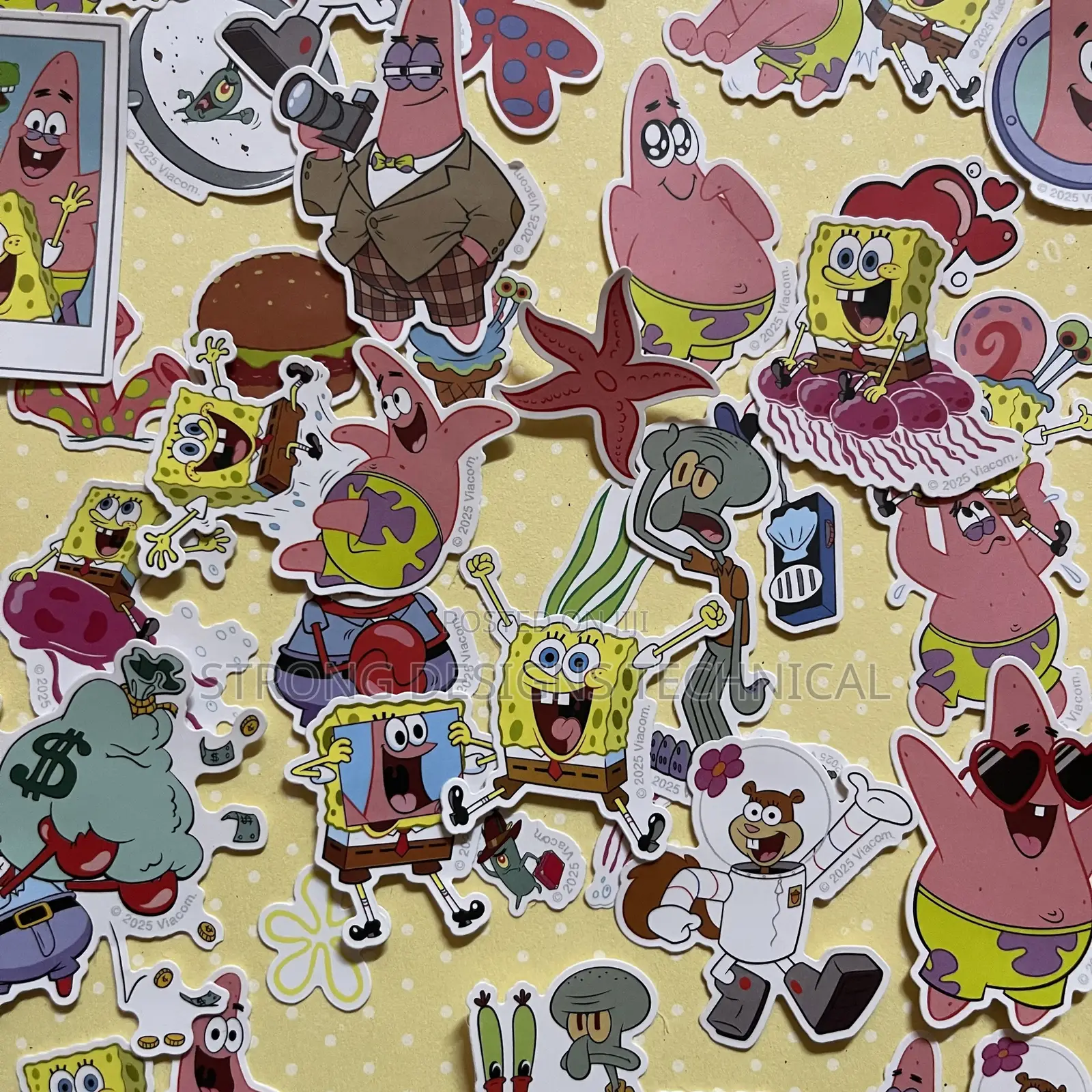 SpongeBob Laptop Stickers