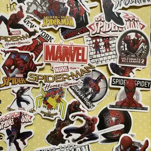 Spiderman Themed Laptop Stickers.