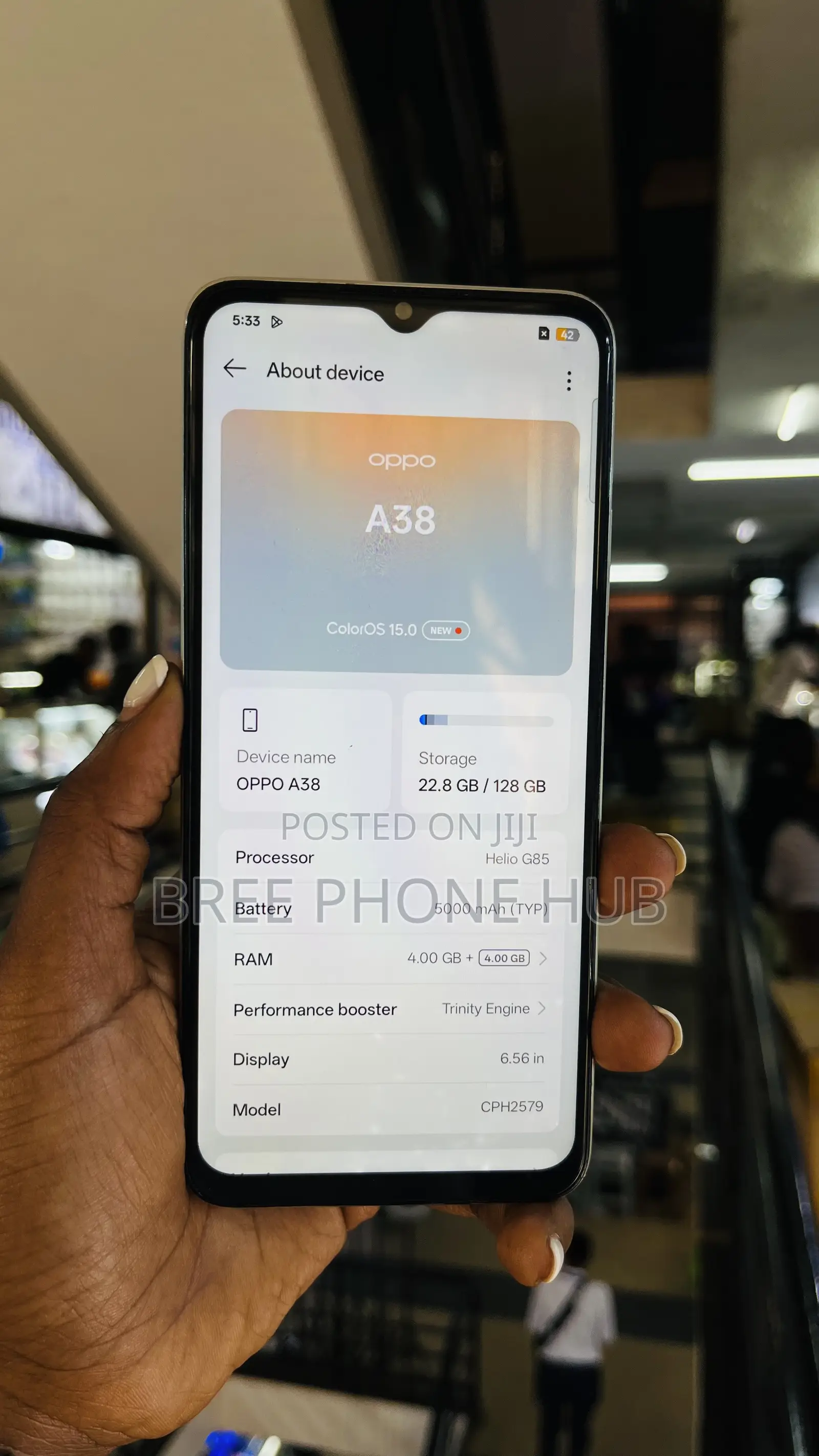 Oppo A38 128 GB Rose Gold