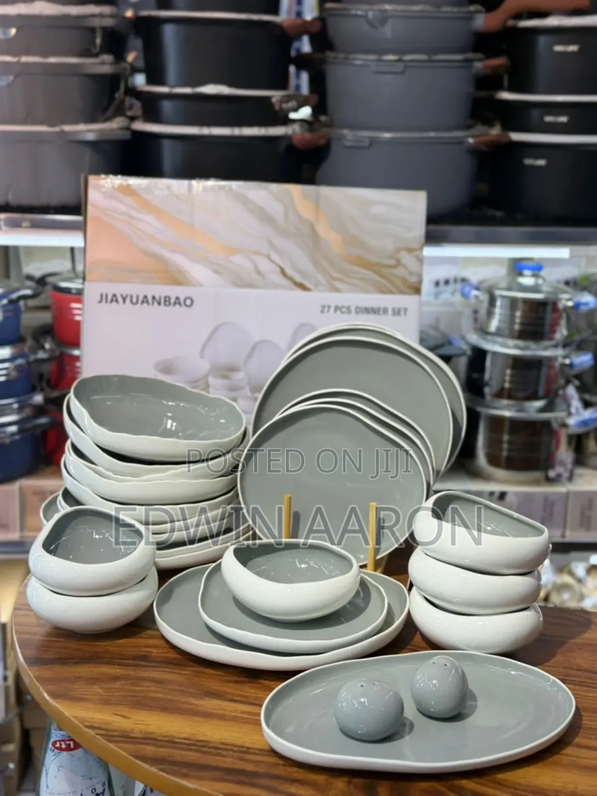 27Pcs Irregular Shaped Dinner Set