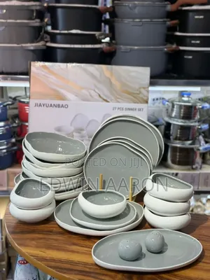 27Pcs Irregular Shaped Dinner Set