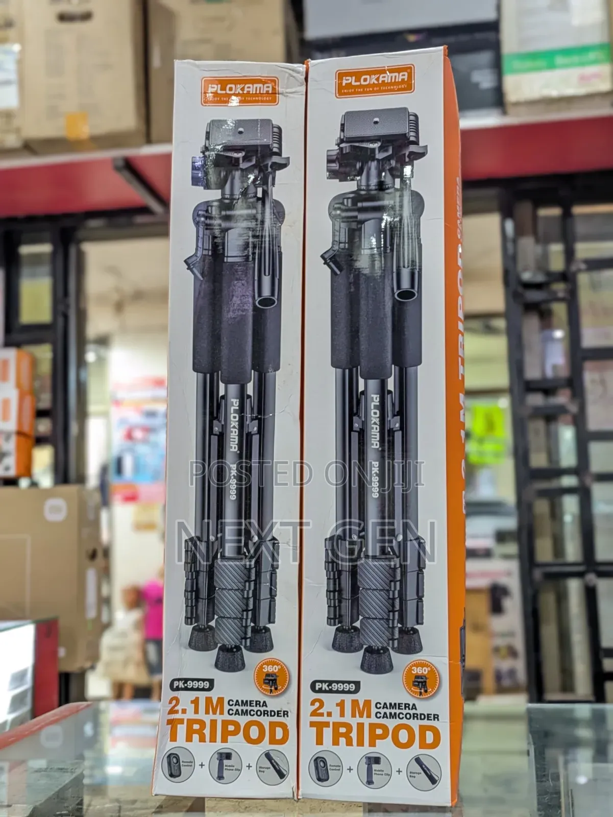 PLOKAMA PK-9999 Professional Tripod – 2.1M