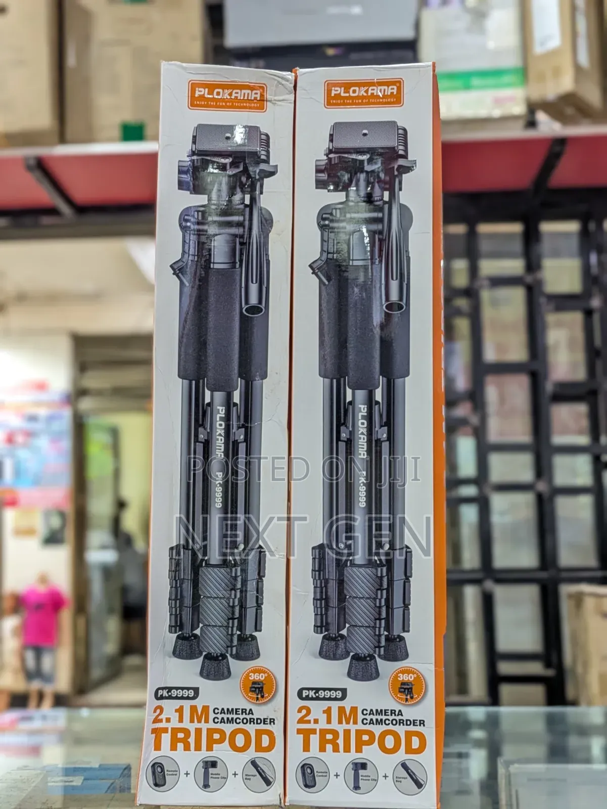 PLOKAMA PK-9999 Professional Tripod – 2.1M