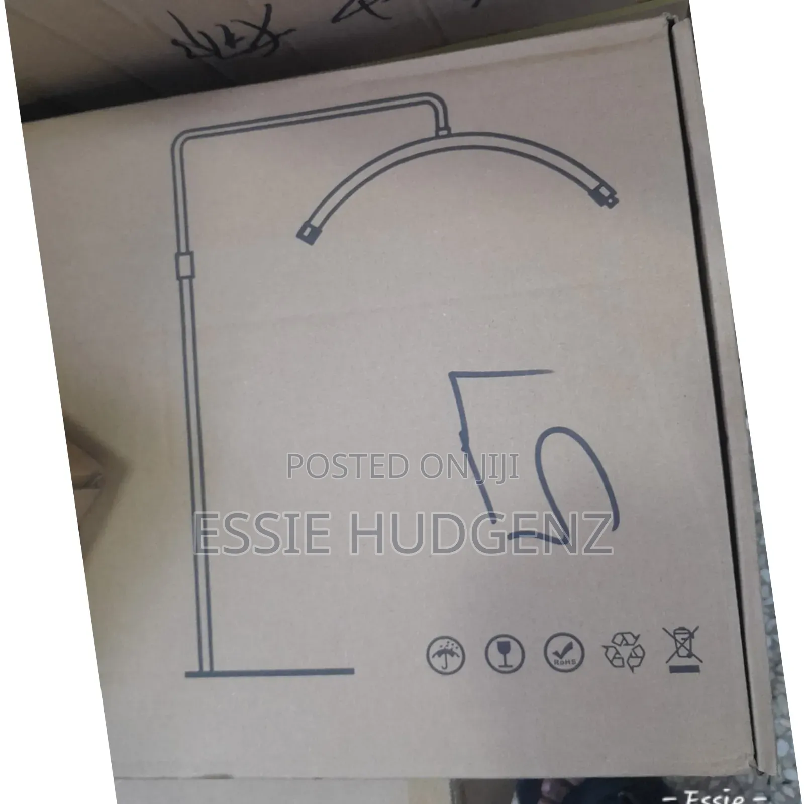 Adjustable Half Moon Floor Lamp