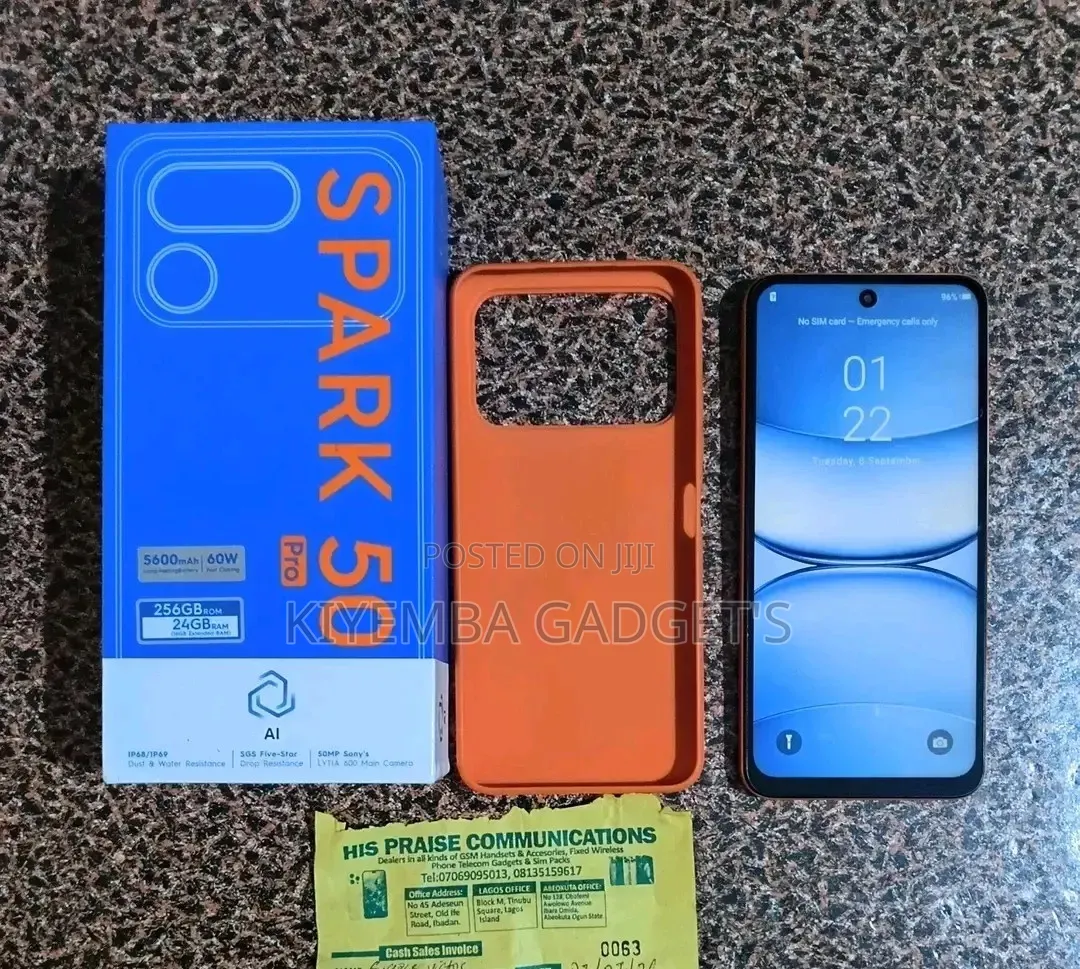 New Tecno Spark 50 Pro 256 GB Orange