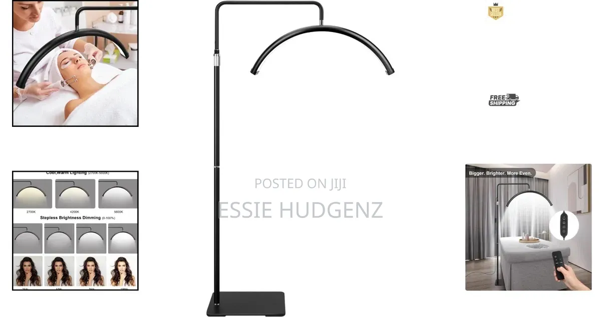 Adjustable Half Moon Floor Lamp