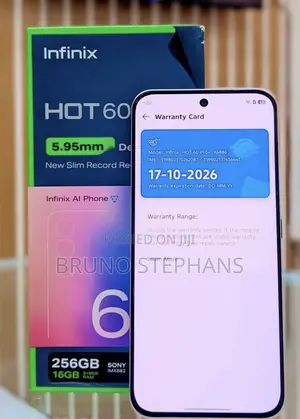 New Infinix Hot 60 Pro+ 256 GB Silver