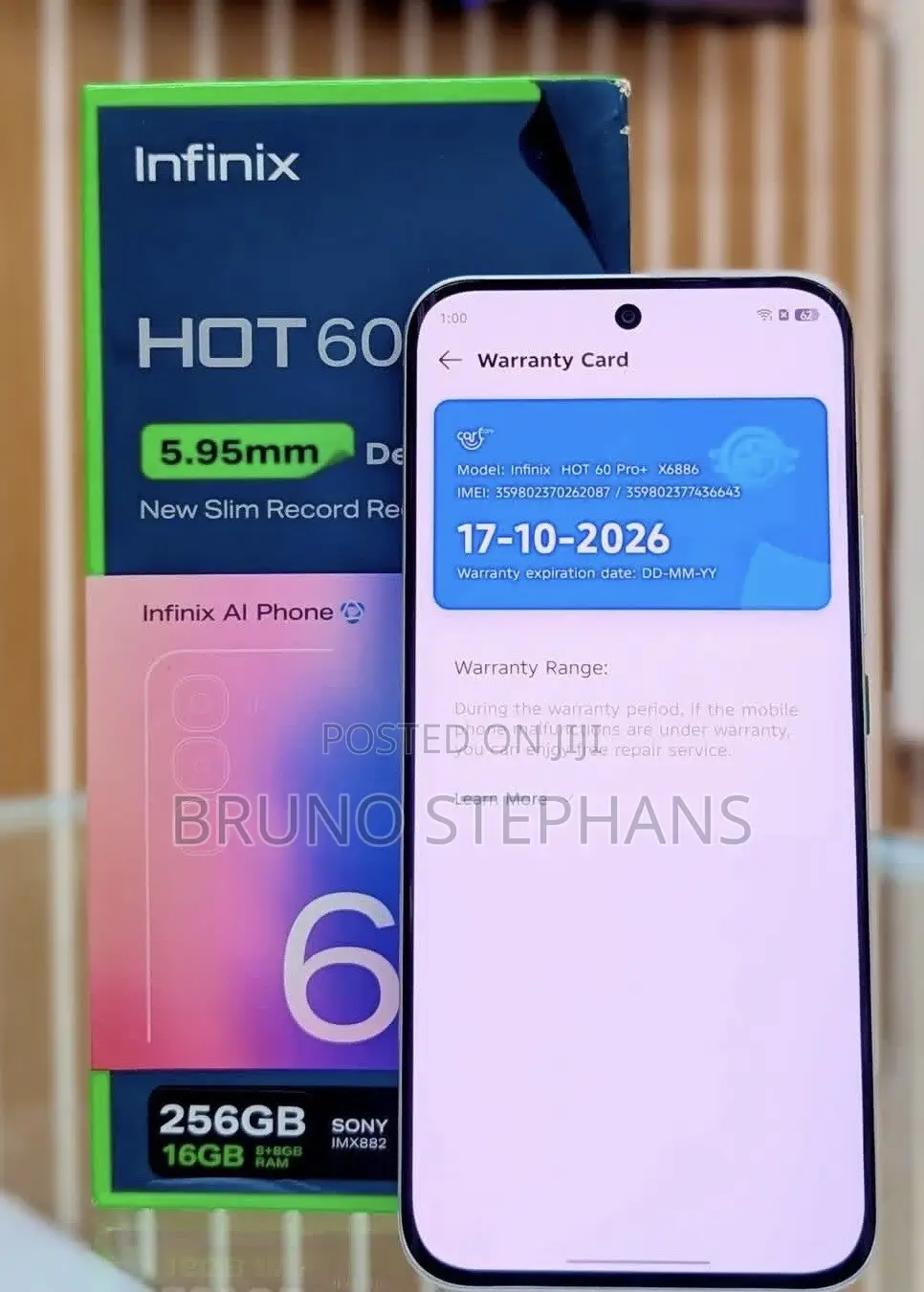 New Infinix Hot 60 Pro+ 256 GB Silver