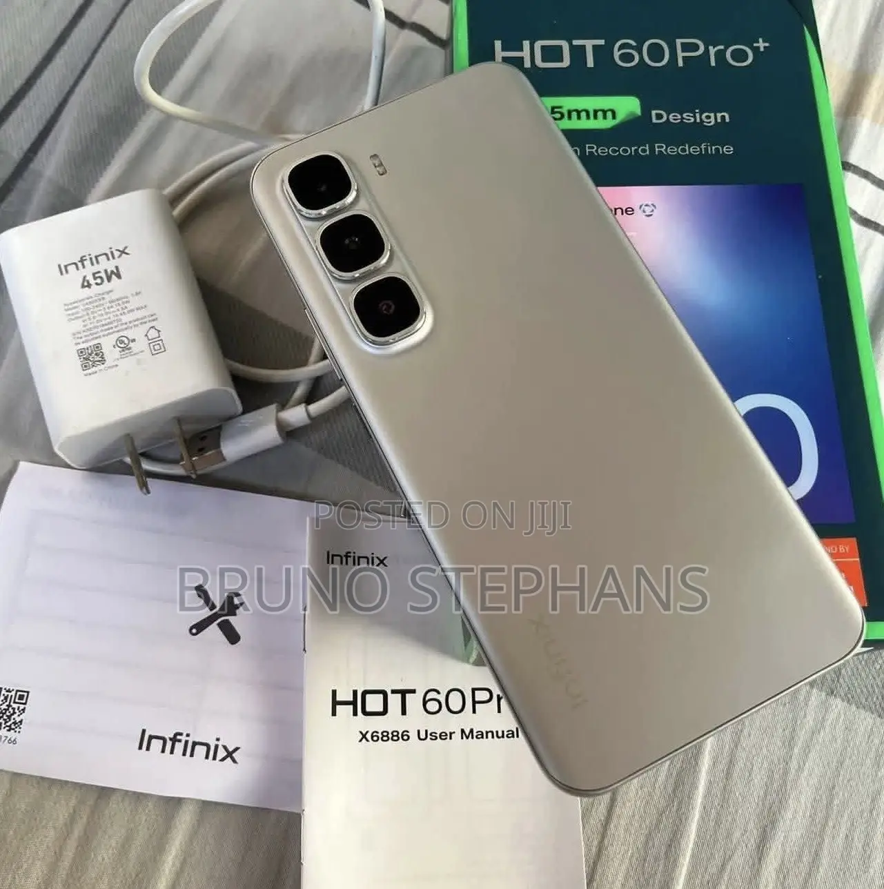 New Infinix Hot 60 Pro+ 256 GB Silver