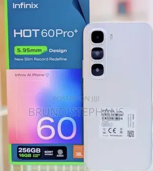 New Infinix Hot 60 Pro+ 256 GB Silver