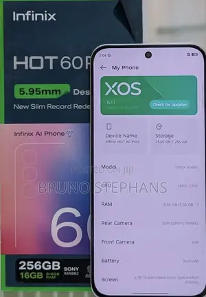 New Infinix Hot 60 Pro+ 256 GB Silver