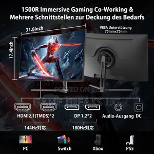 GAWFOLK 32inche Monitor at 144hz
