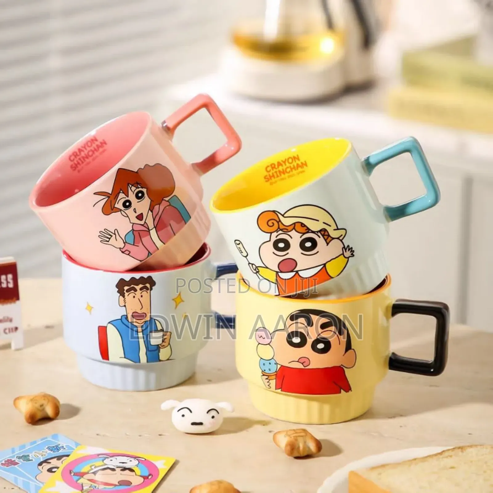 4Pcs Stackable Character Cups