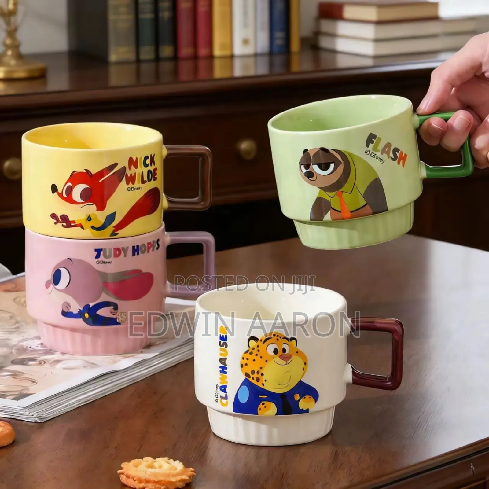 4Pcs Stackable Character Cups