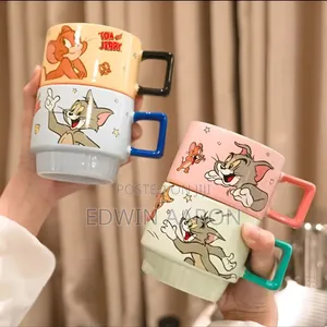 4Pcs Stackable Character Cups