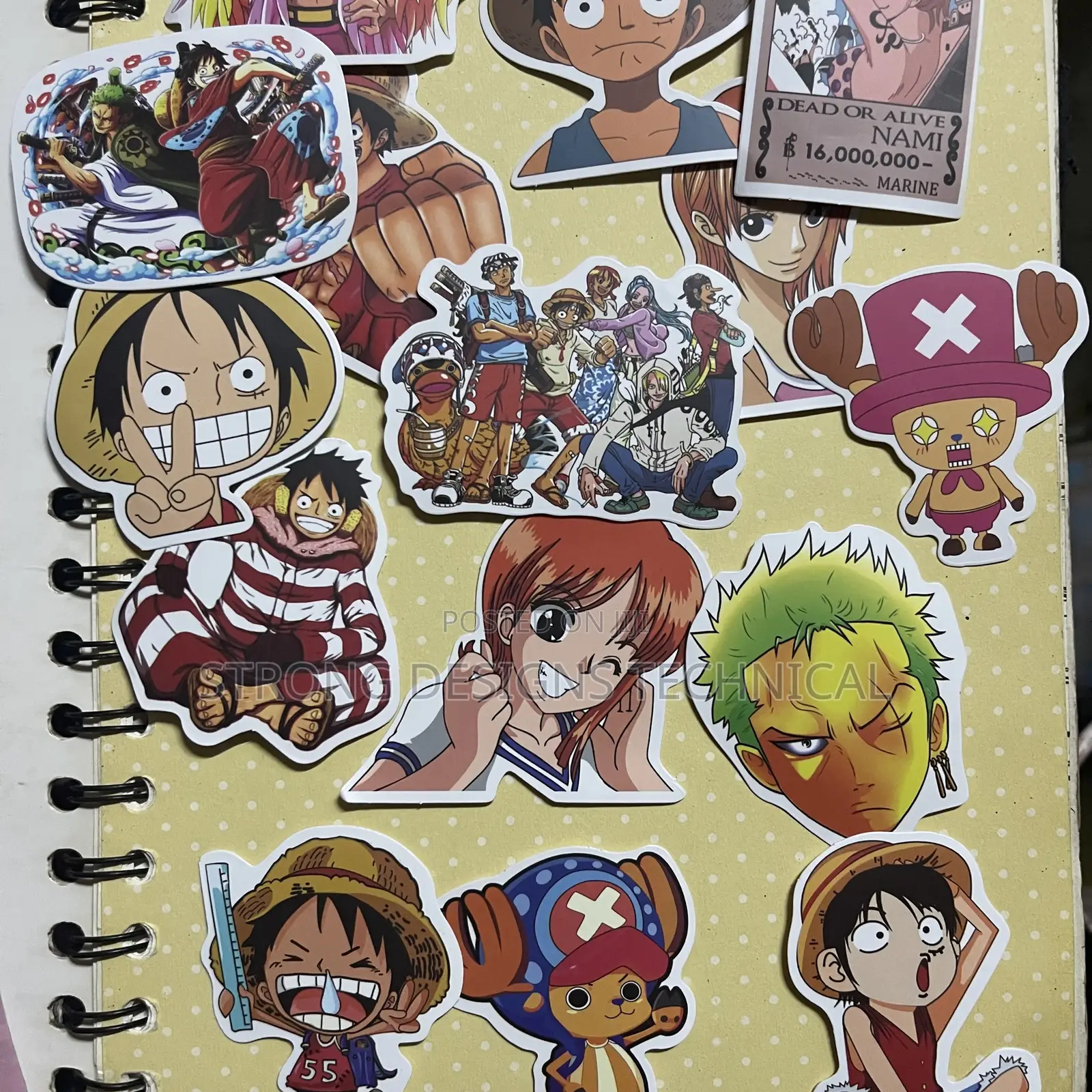 One Piece Anime Laptop Stickers