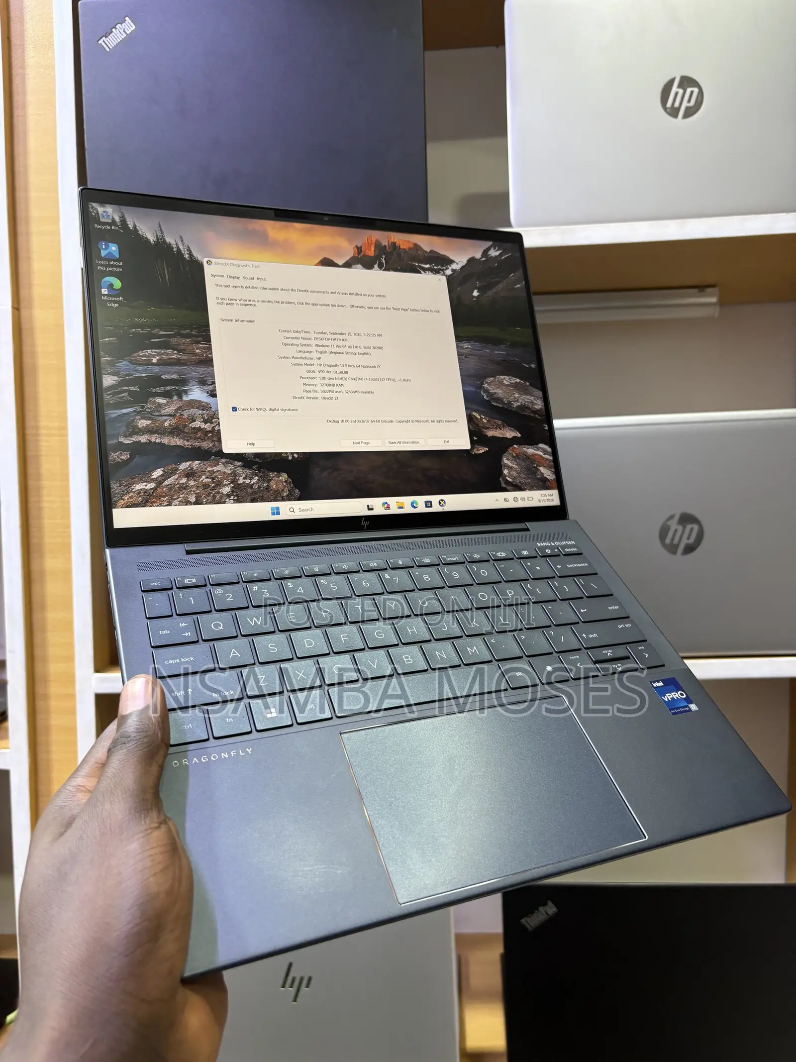 Laptop HP Dragonfly G4 32GB Intel Core i7 SSD 512GB
