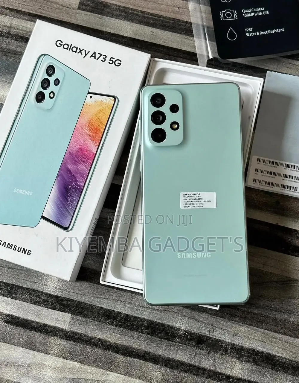 New Samsung Galaxy A73 5G 256 GB Green