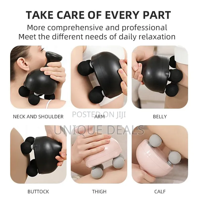 Massager Gun for Pain Relief | Rechargeable With 4 Heads