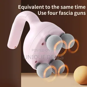 Massager Gun for Pain Relief | Rechargeable With 4 Heads