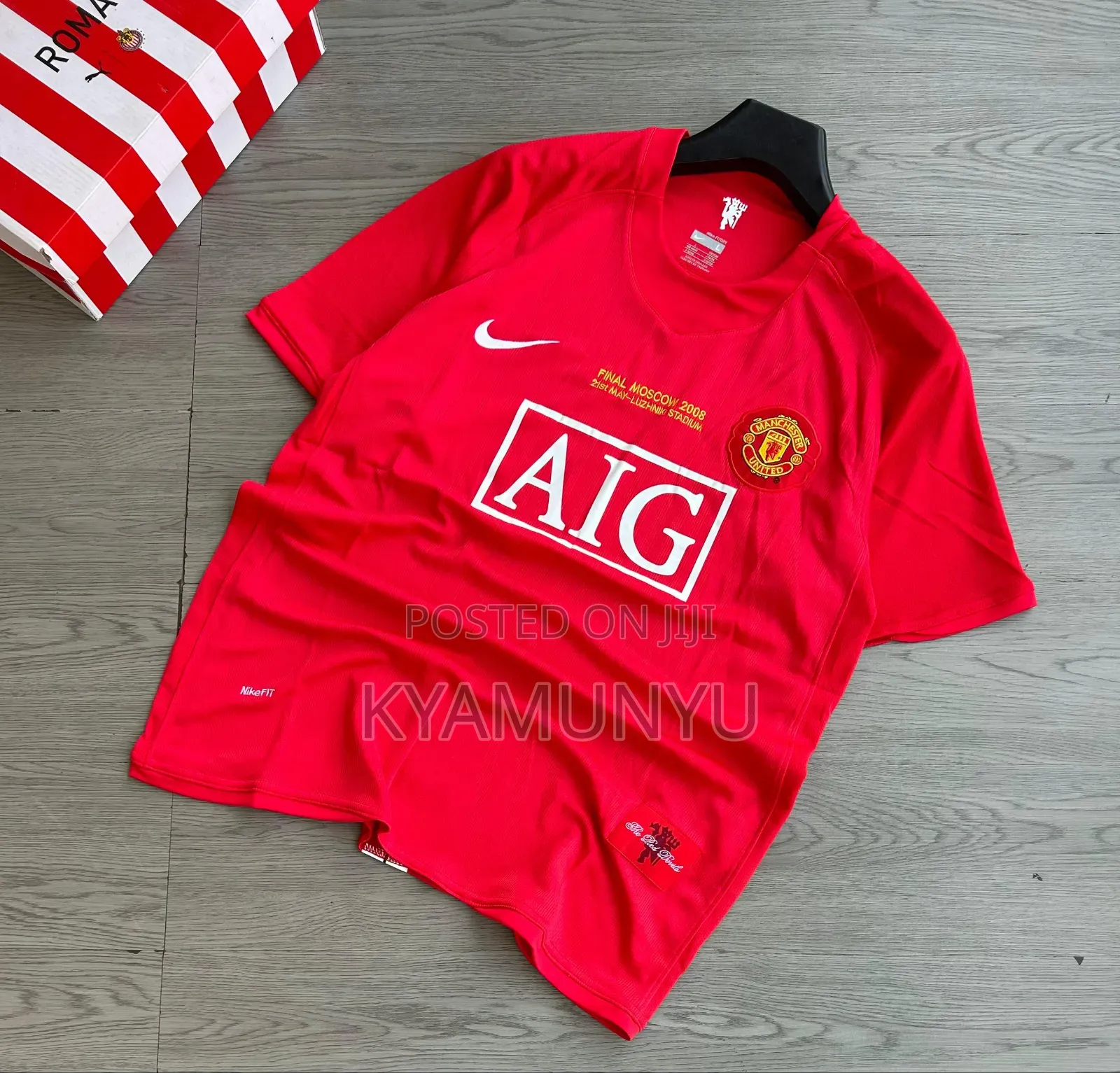 Manchester United AIG Vintage Jerseys.