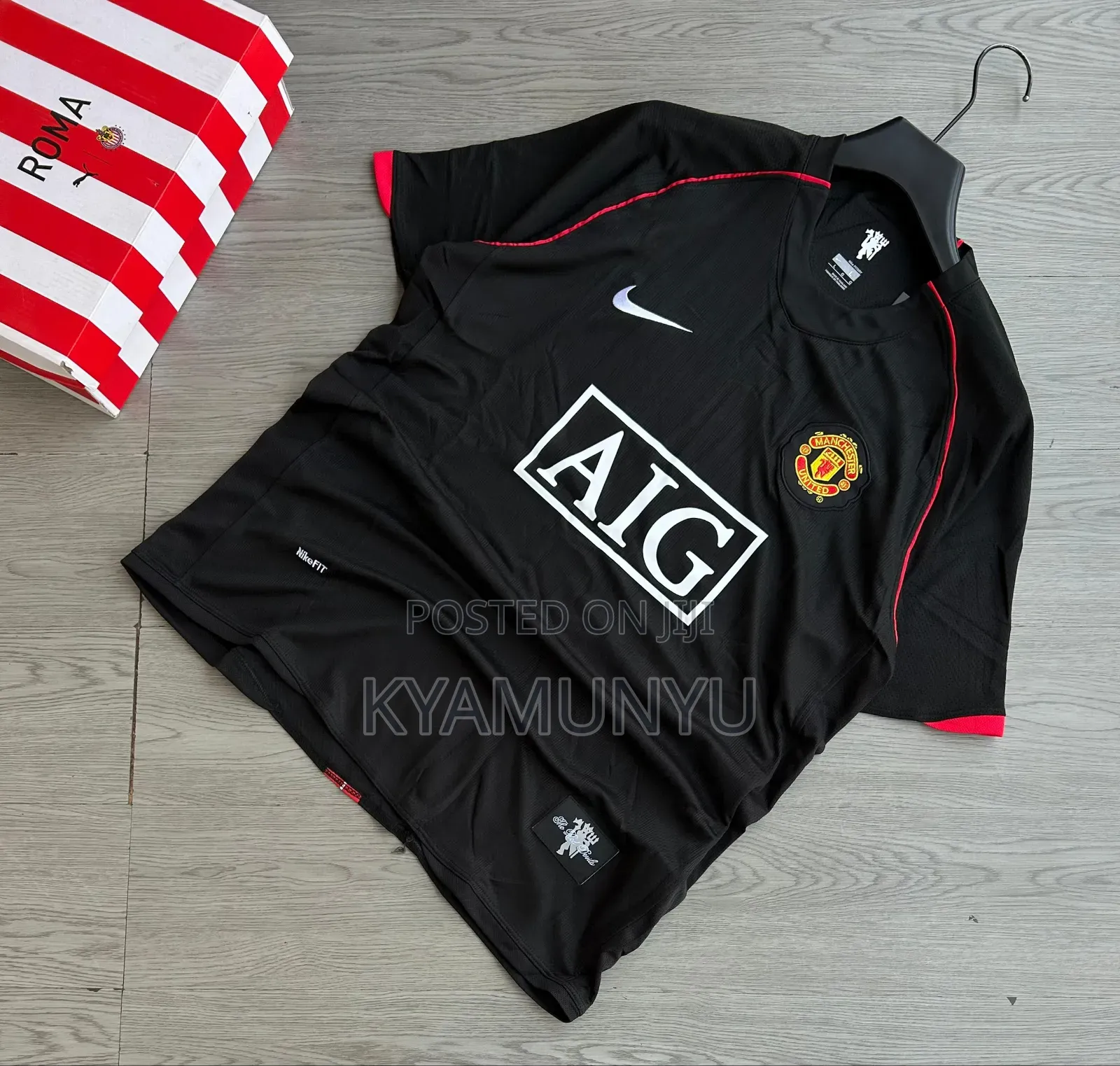 Manchester United AIG Vintage Jerseys.