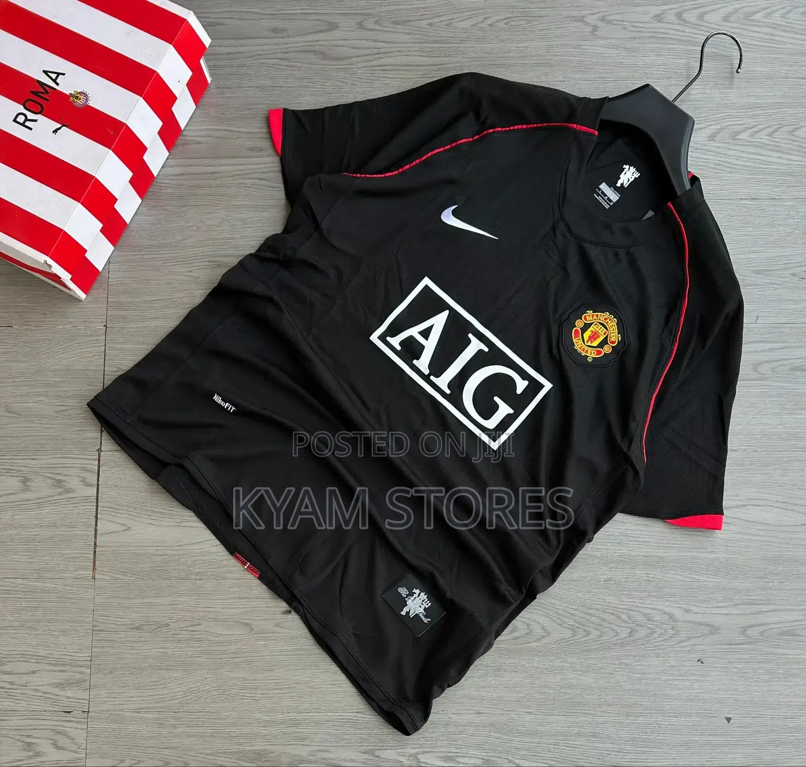 Manchester United AIG Vintage Jerseys.