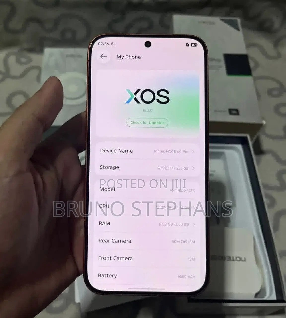 New Infinix Note 60 Pro 256 GB Orange
