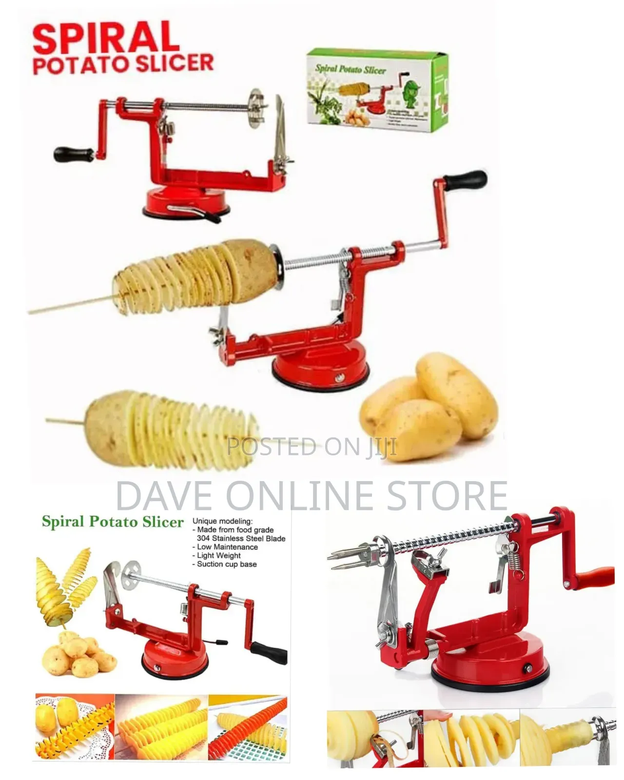 Potato Chips Maker Manual Spiral Potato Chips Twister