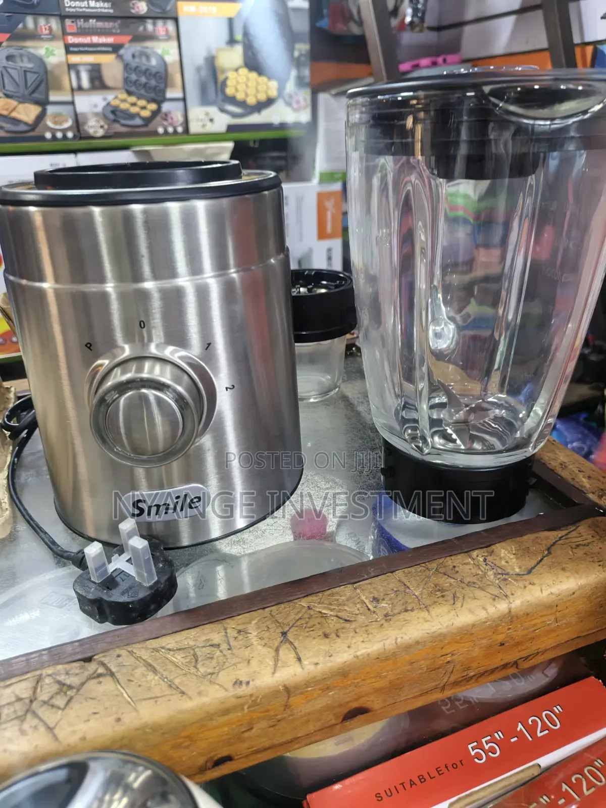 Smile Stainless Steel Electric Commercial Home Blender.