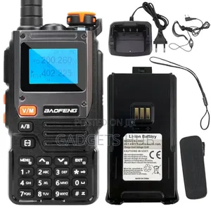 Baofeng UV- Tri-Band Portable Walkie-Talkie