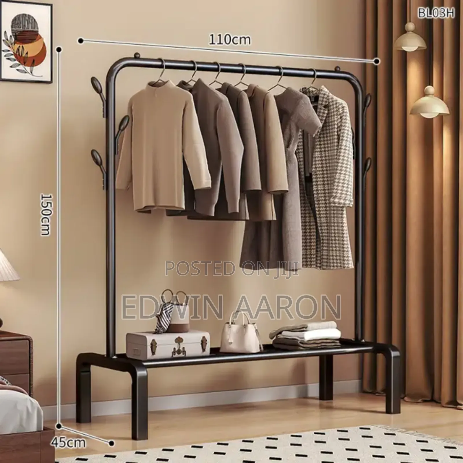 High Quality Single Pole Clothes Garment Hanger