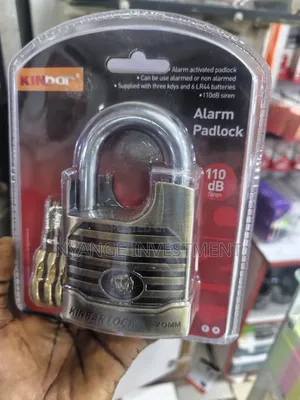 Kinbar 70mm Alarm Padlock Equipped With a 110dB Alarm