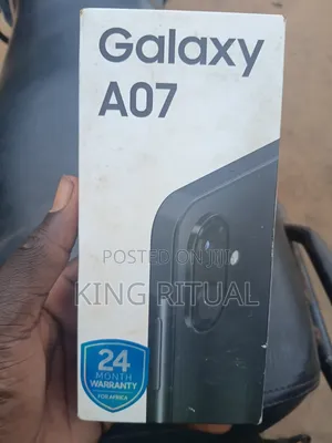 New Samsung Galaxy A07 4G 64 GB Black