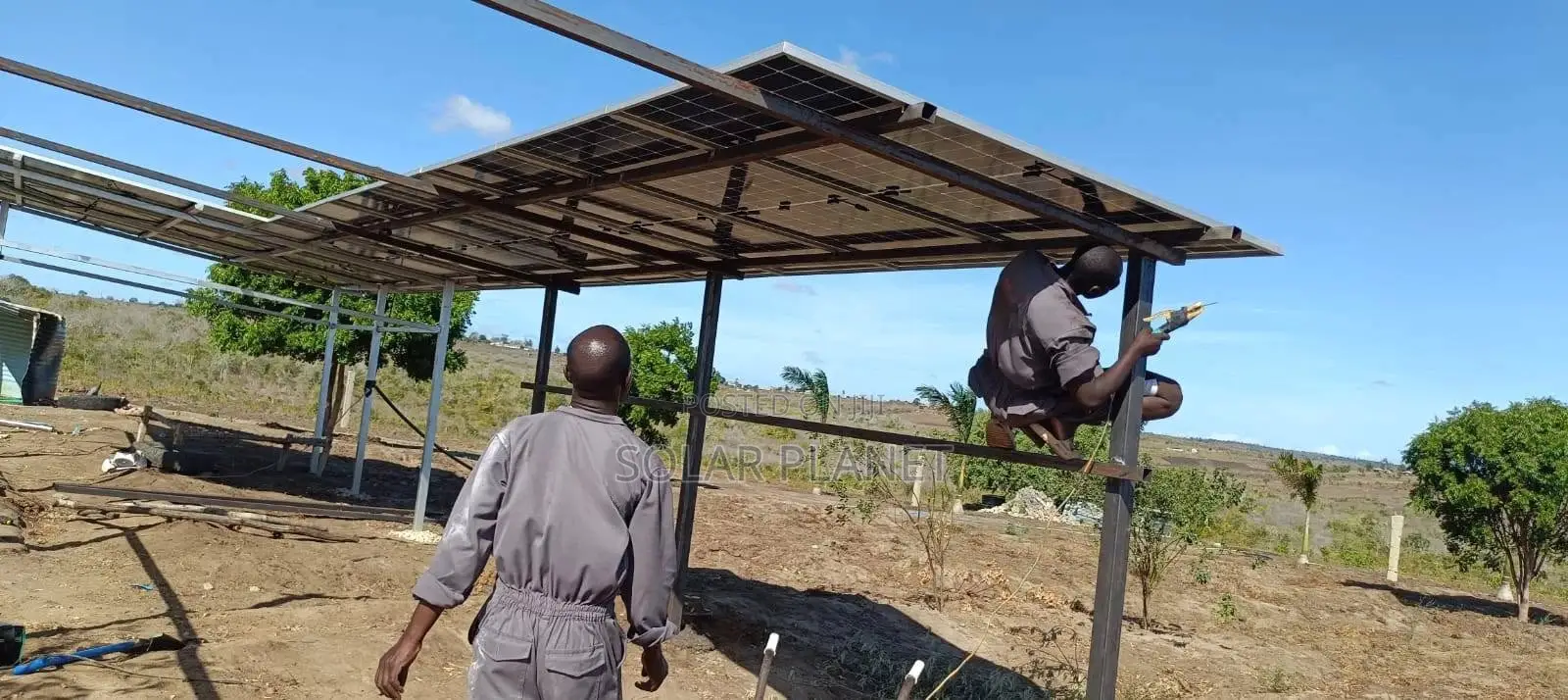 Borehole Solar System Installation in Mbarara